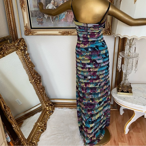 BCBGMaxAzria Dharma Dark Iris Combo Dress - Picture 10 of 14